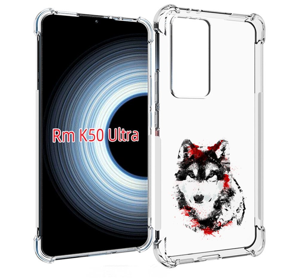 

Чехол MyPads кровавый волк для Xiaomi 12T / Redmi K50 Ultra, Прозрачный, Tocco