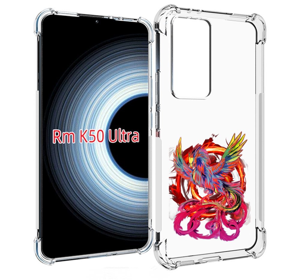 

Чехол MyPads красочный феникс для Xiaomi 12T / Redmi K50 Ultra, Прозрачный, Tocco