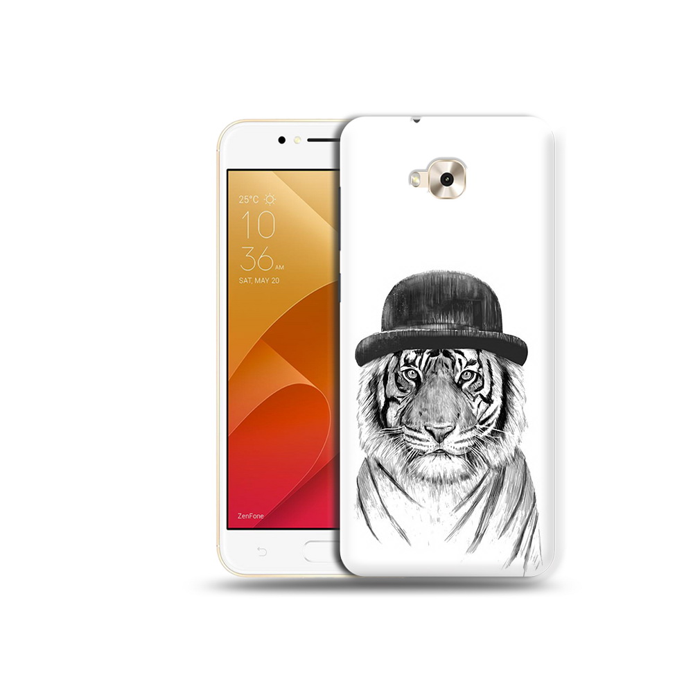 

Чехол MyPads Tocco для Asus ZenFone Live (ZB501KL) тигр британец (PT109094.653.641), Tocco