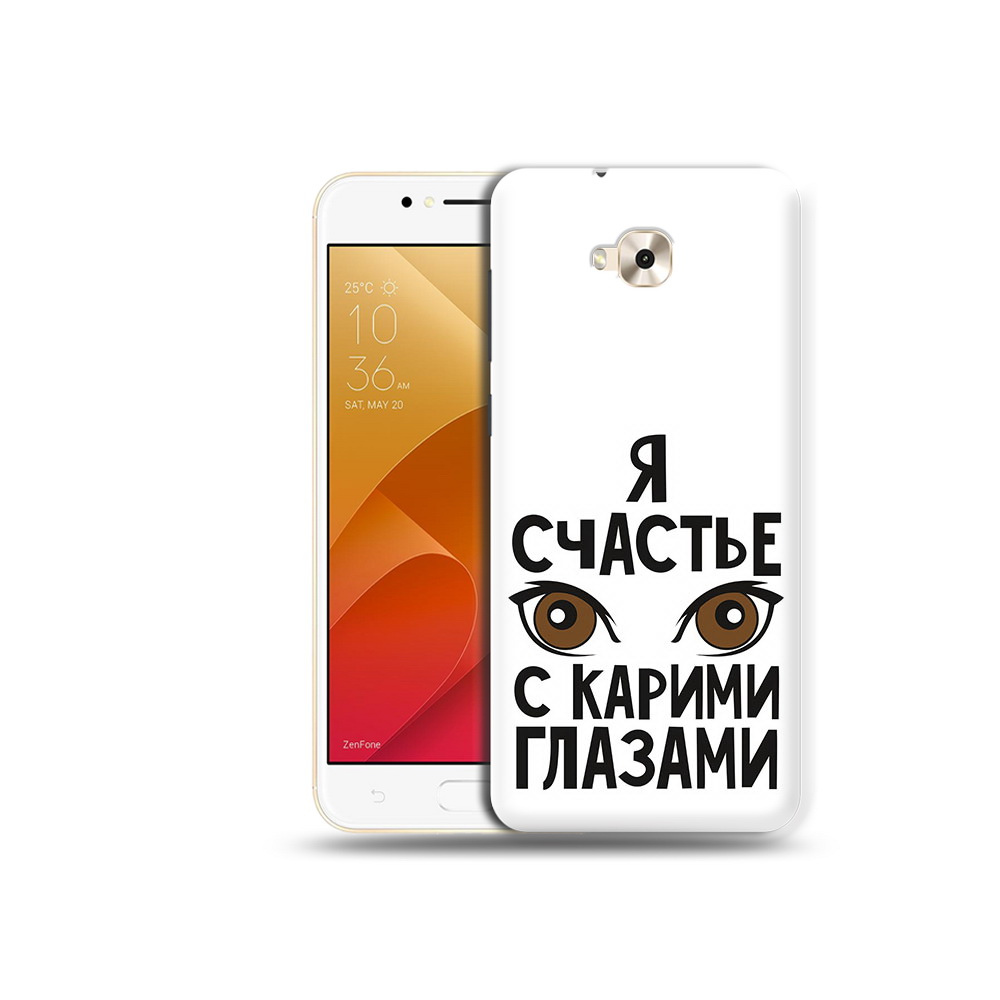 

Чехол MyPads Tocco для Asus ZenFone Live (ZB501KL) счастье с карими глазами, Tocco