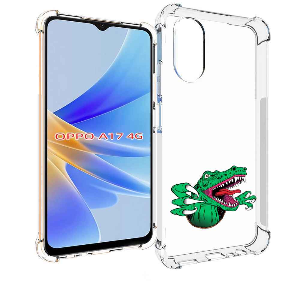 Чехол MyPads крокодил для OPPO A17