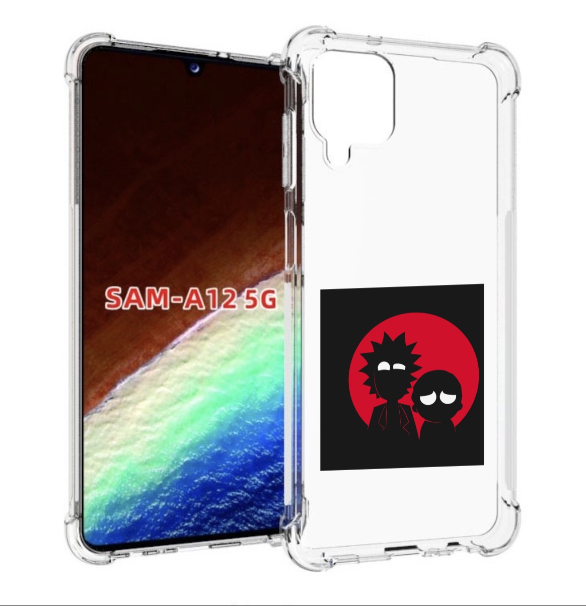 

Чехол MyPads рик и морти в тени для Samsung Galaxy A12 (SM-A125F) 2020/21, Прозрачный, Tocco