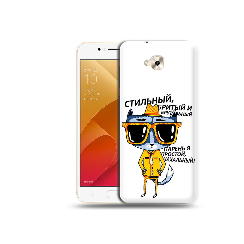 

Чехол MyPads Tocco для Asus ZenFone Live (ZB501KL) стильный кот (PT109094.653.625), Tocco