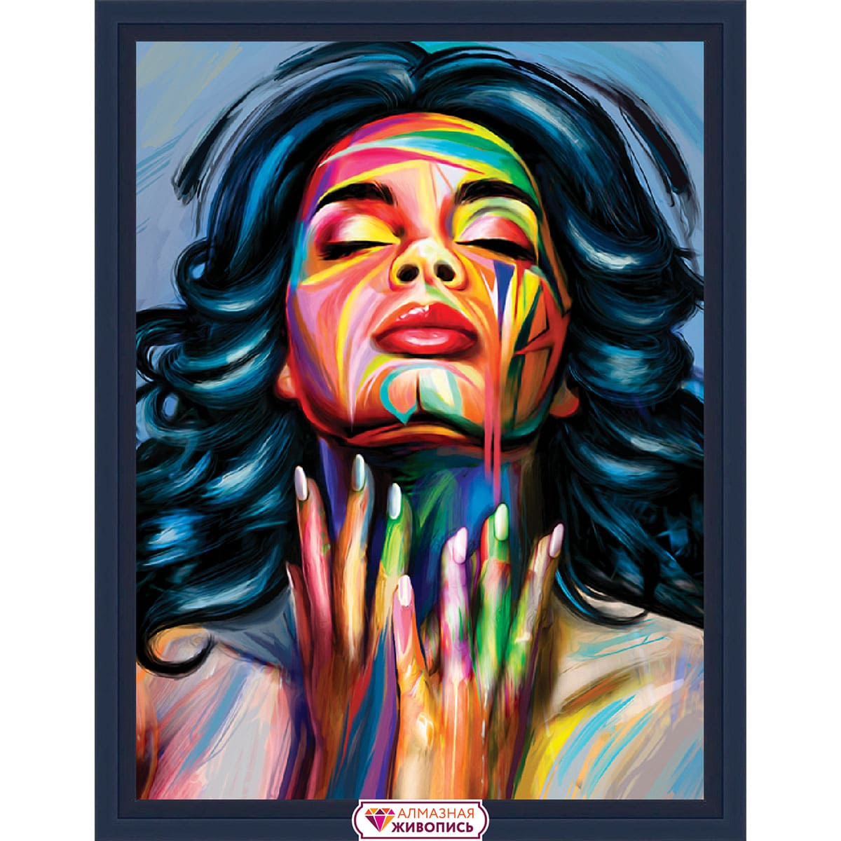 

Алмазная мозаика Леди гранж, 30*40 см, АЖ-1724