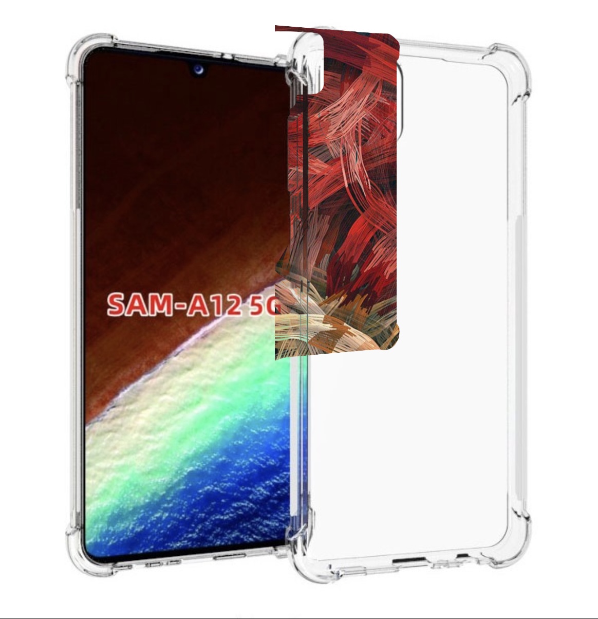 

Чехол MyPads раскрашенная медь для Samsung Galaxy A12 (SM-A125F) 2020/21, Прозрачный, Tocco