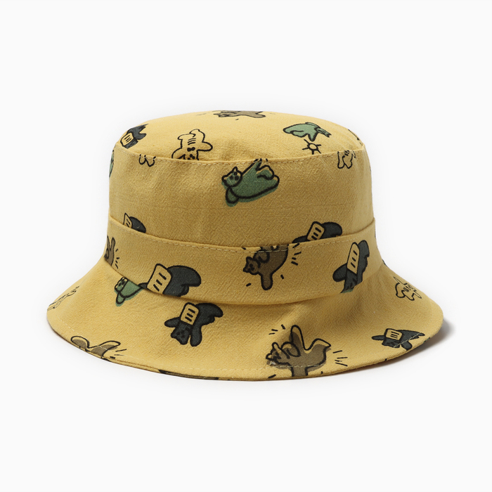 

Панама детская MINAKU Мишки, Жёлтый, 46-48, Желтый, Мишки