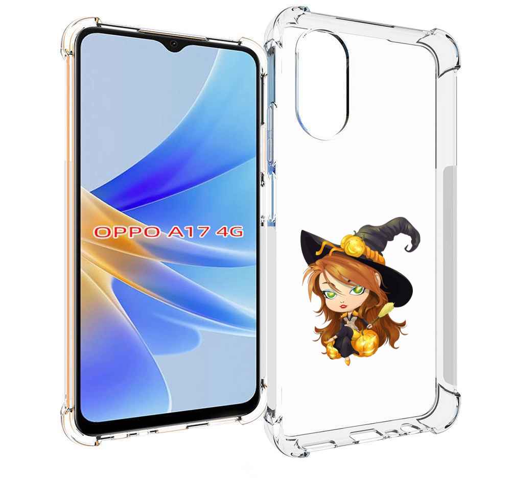 

Чехол MyPads Ведьмочка для OPPO A17, Прозрачный, Tocco