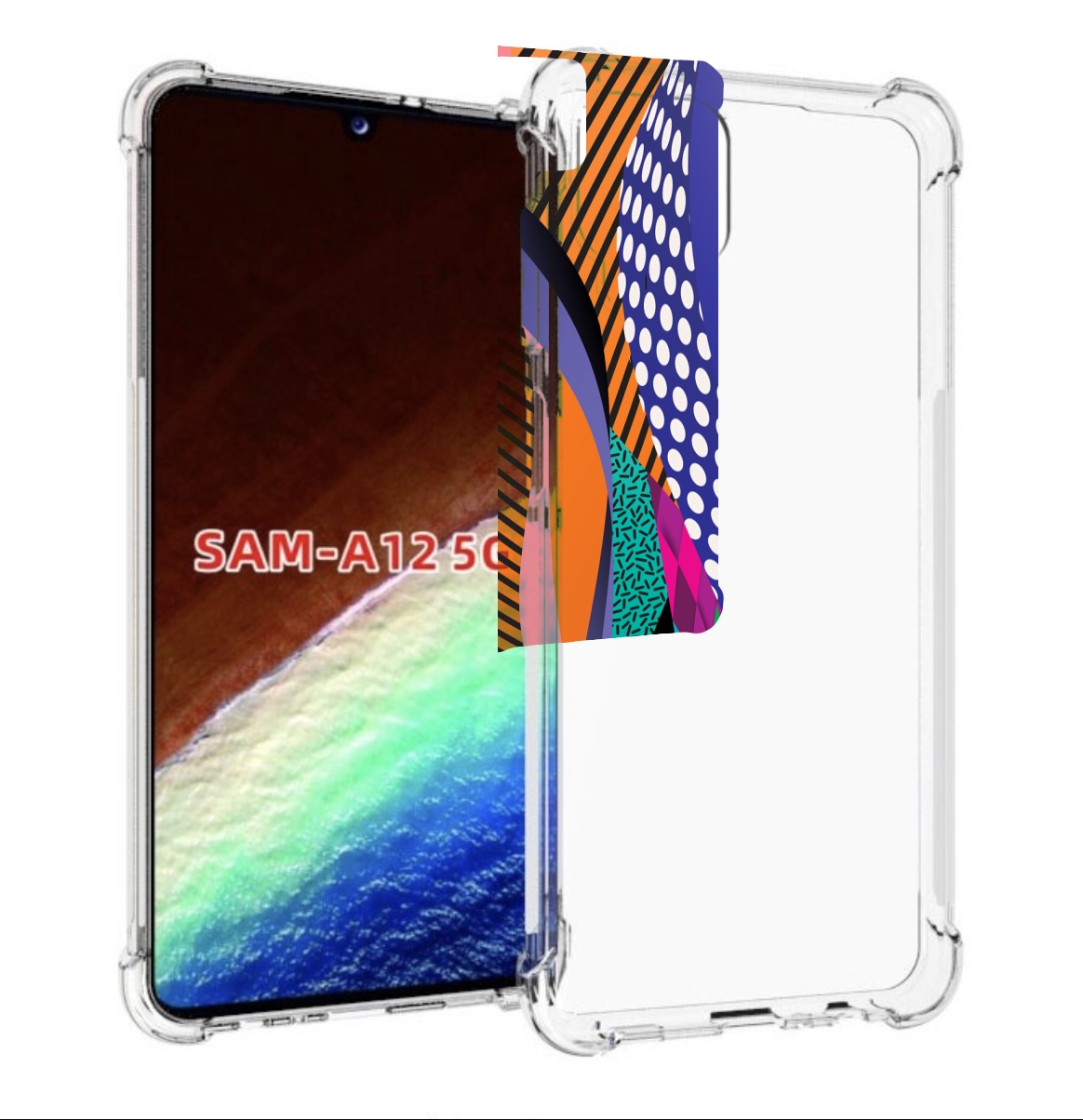 

Чехол MyPads разноцветные щупальца для Samsung Galaxy A12 (SM-A125F) 2020/21, Прозрачный, Tocco