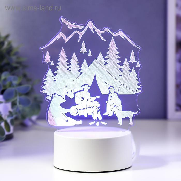 

Светильник Туризм LED RGB от сети 9,5х13х18 см