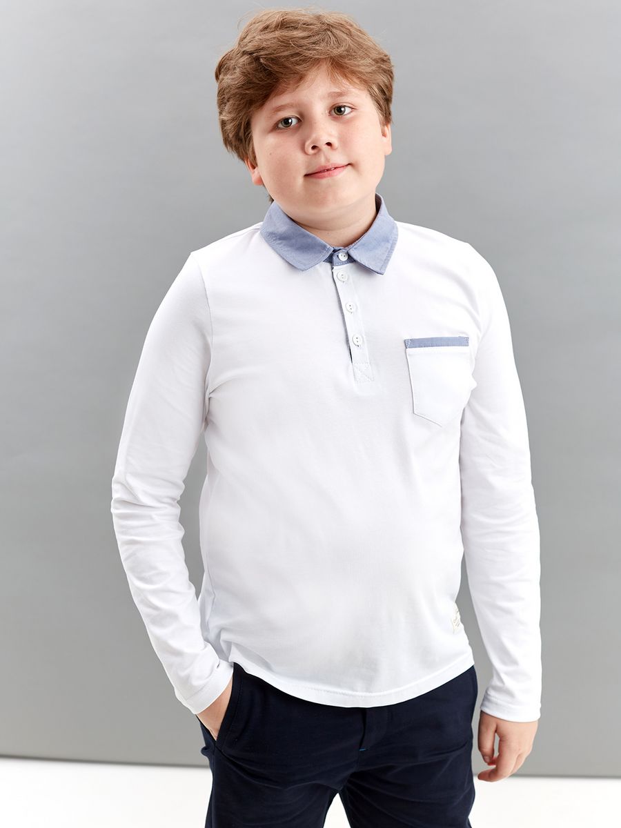 

Поло детское Cookie BTS615XL, белый, 146, BTS615XL