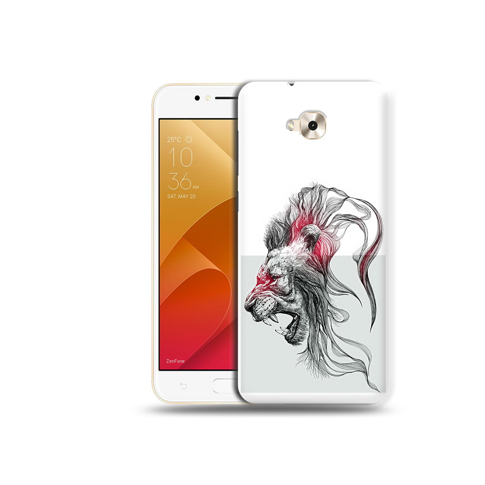 

Чехол MyPads Tocco для Asus ZenFone Live (ZB501KL) разъяренный лев (PT109094.653.576), Tocco