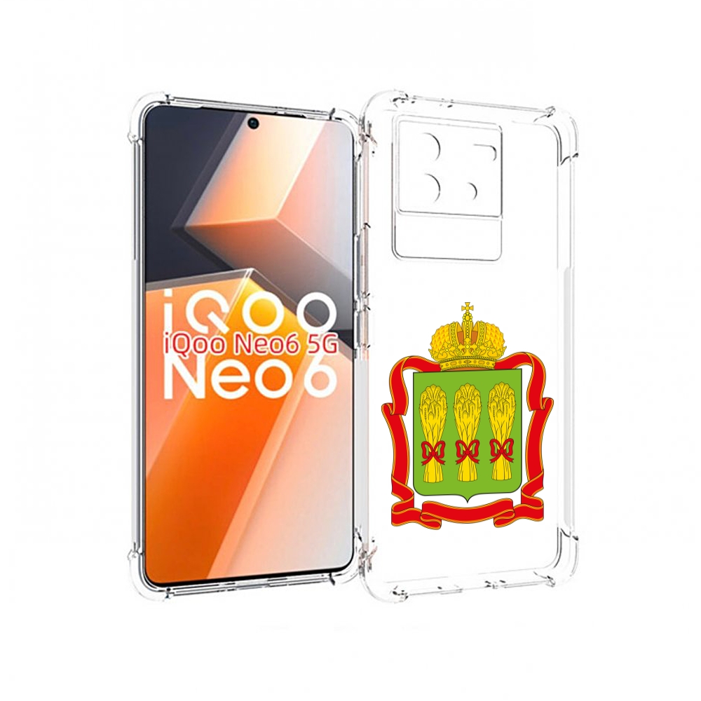 

Чехол MyPads герб-пензенская-область для Vivo iQoo Neo 6 5G, Прозрачный, Tocco