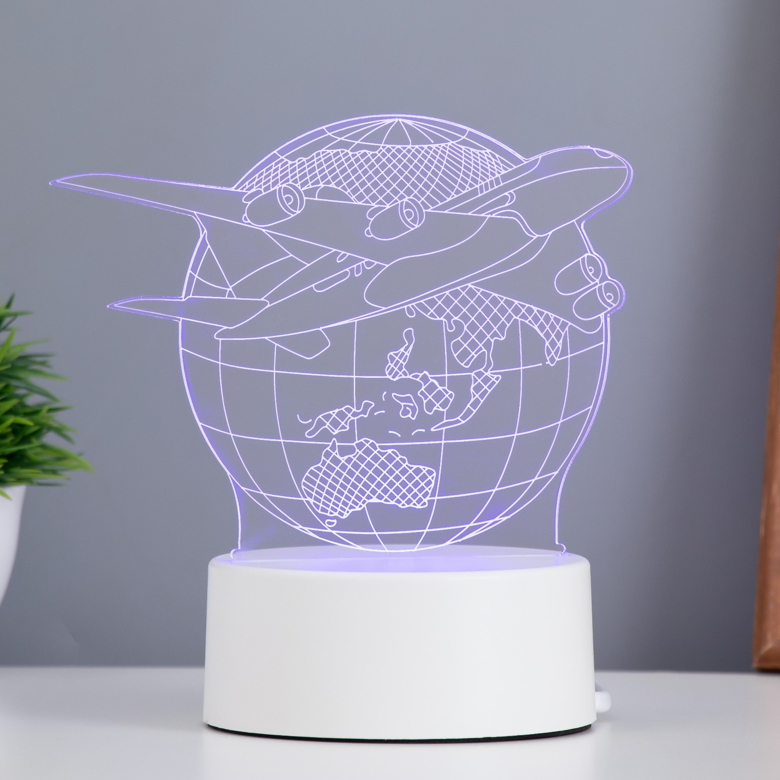 

Светильник Самолет LED RGB от сети