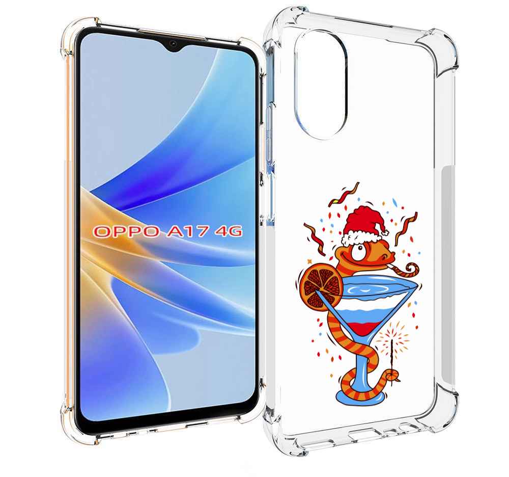 

Чехол MyPads змейка для OPPO A17, Прозрачный, Tocco