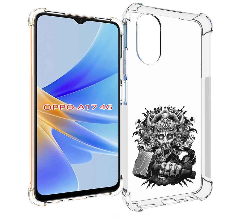 

Чехол MyPads злой тор для OPPO A17, Прозрачный, Tocco