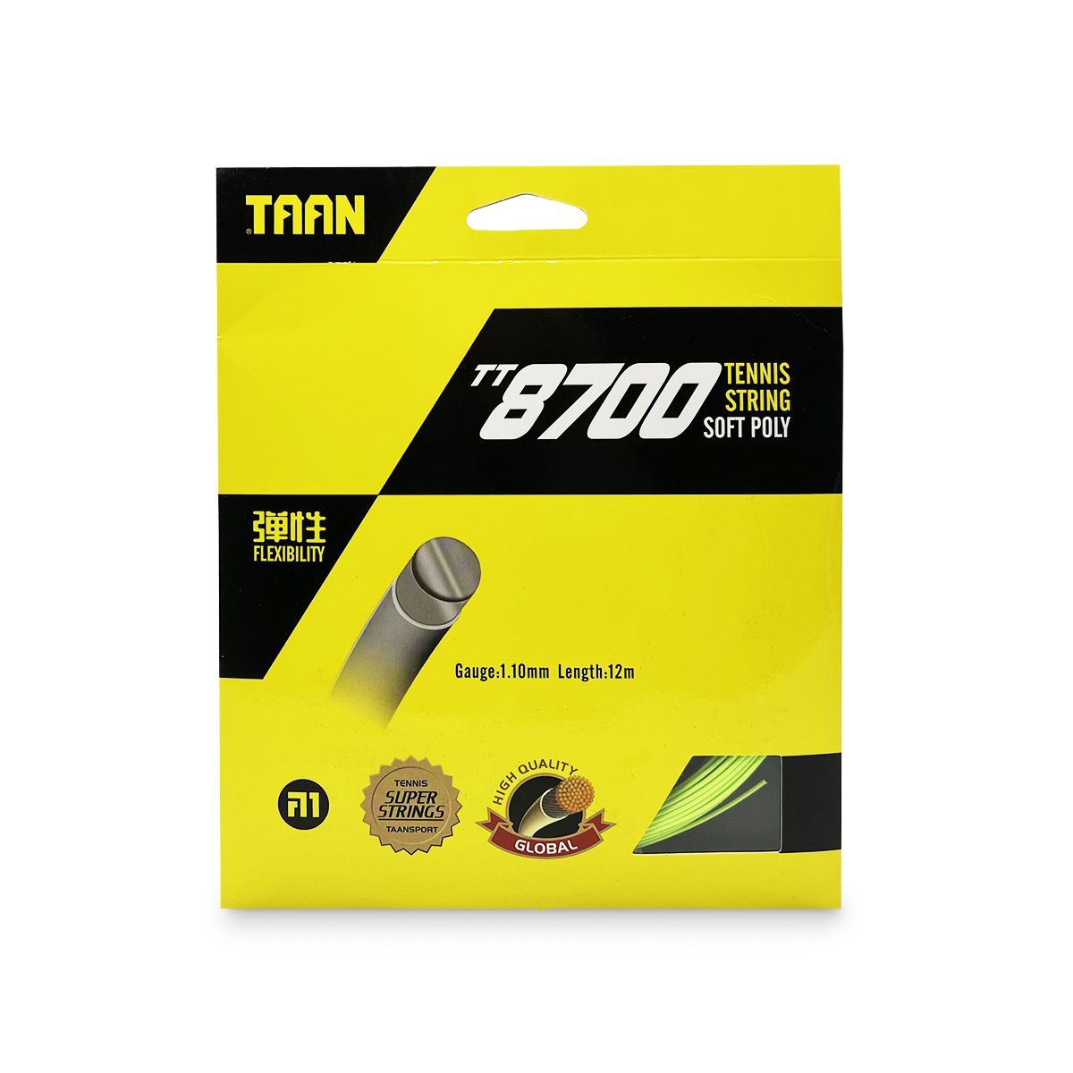 Струна для тенниса Taan TT 8700 (12м.) (Neon Green)