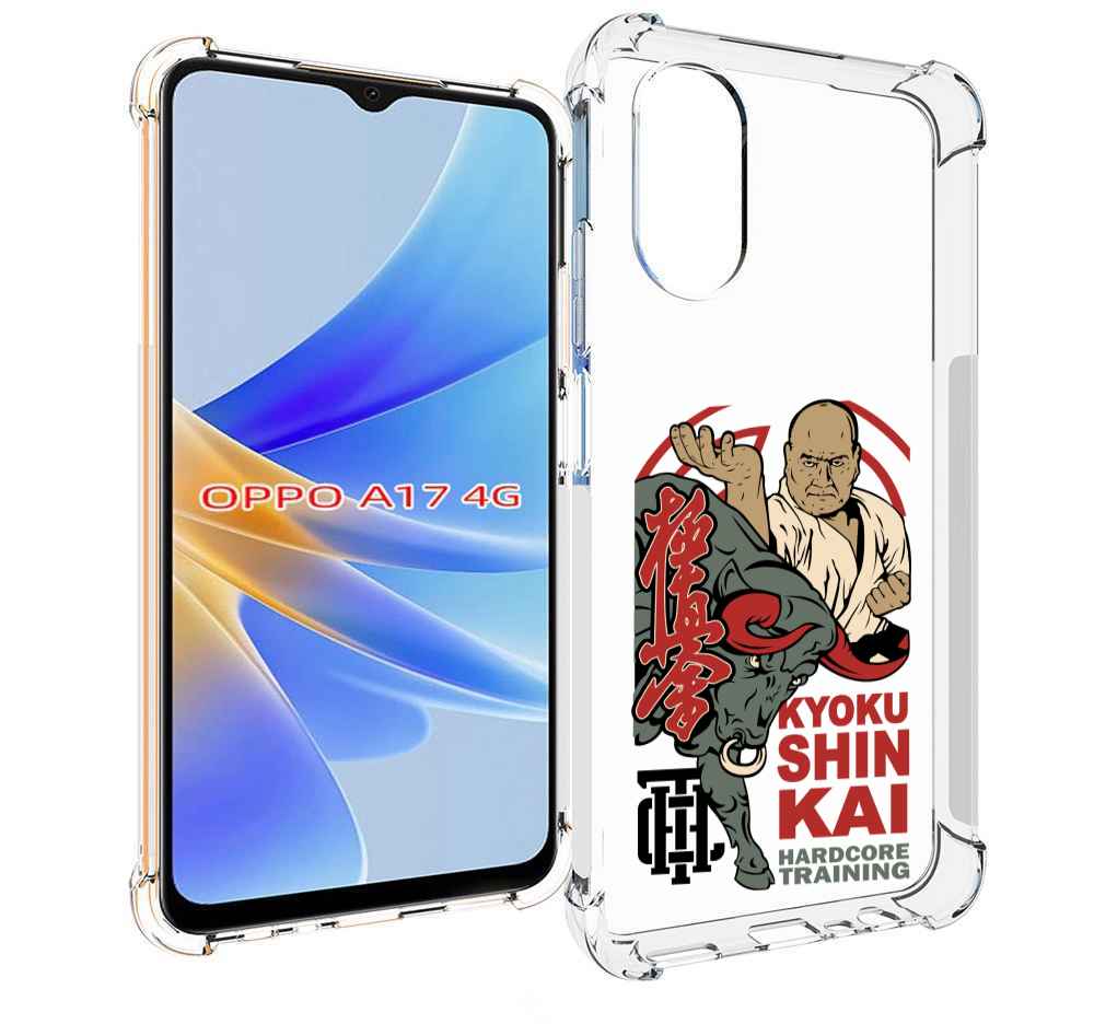 

Чехол MyPads единоборства рисунок для OPPO A17, Прозрачный, Tocco