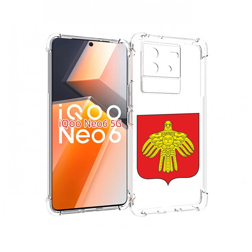 

Чехол MyPads герб-коми-сыктывкар для Vivo iQoo Neo 6 5G, Прозрачный, Tocco