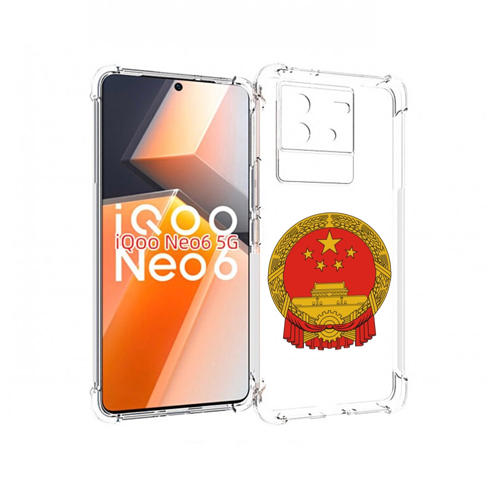 

Чехол MyPads герб-китаи для Vivo iQoo Neo 6 5G, Прозрачный, Tocco