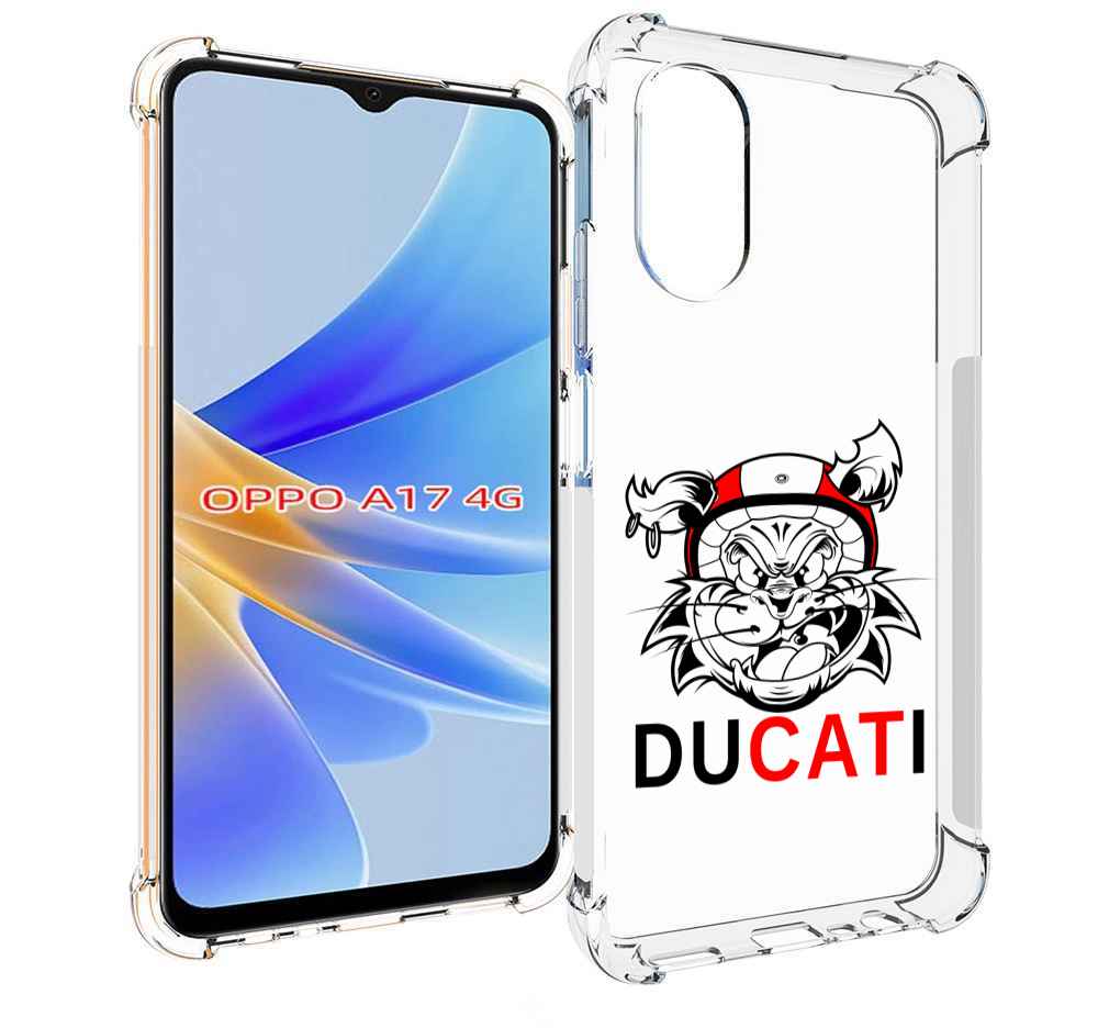 

Чехол MyPads дукати для OPPO A17, Прозрачный, Tocco