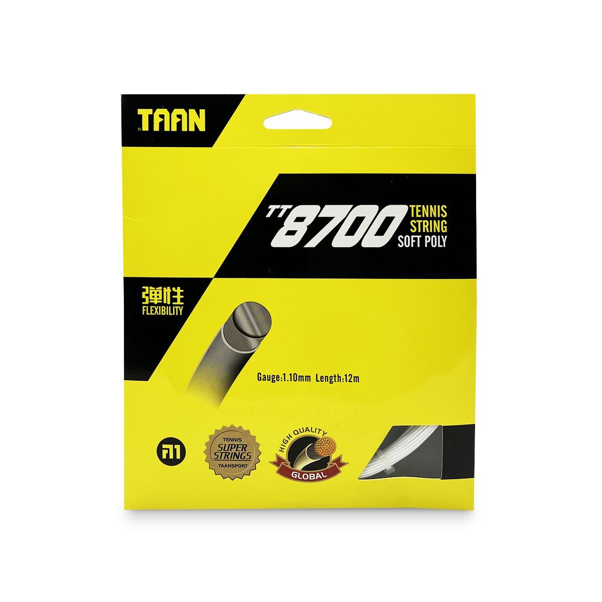 Струна для тенниса Taan TT 8700 (12м.) (White)