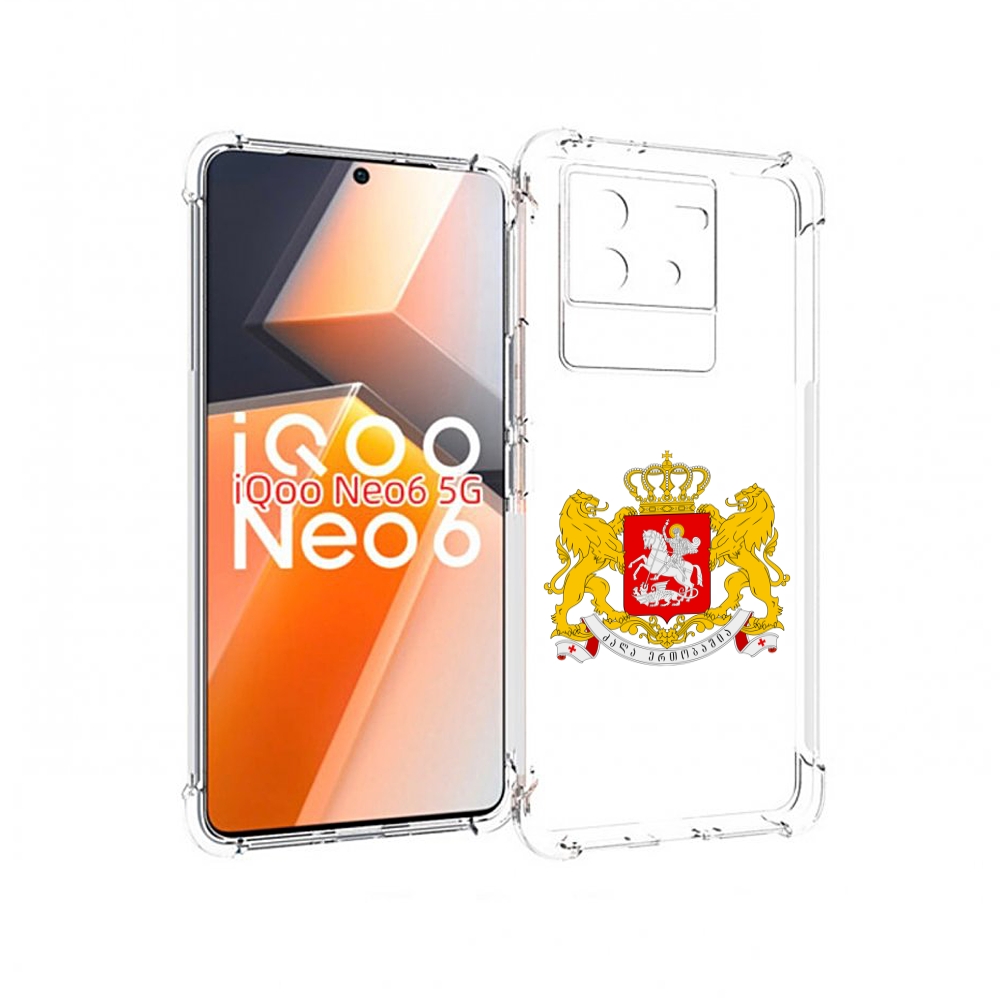 

Чехол MyPads герб-грузии для Vivo iQoo Neo 6 5G, Прозрачный, Tocco