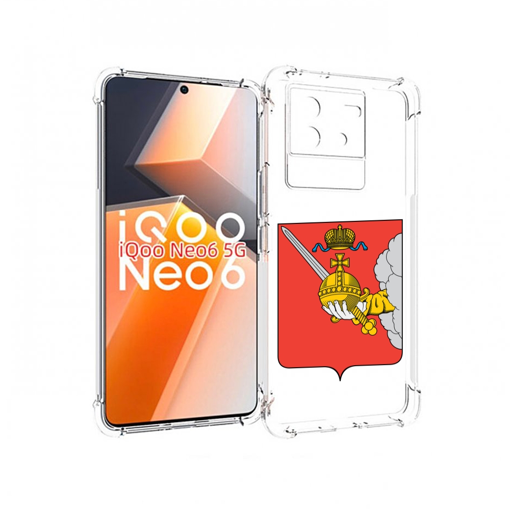 

Чехол MyPads герб-вологодскои-области для Vivo iQoo Neo 6 5G, Прозрачный, Tocco