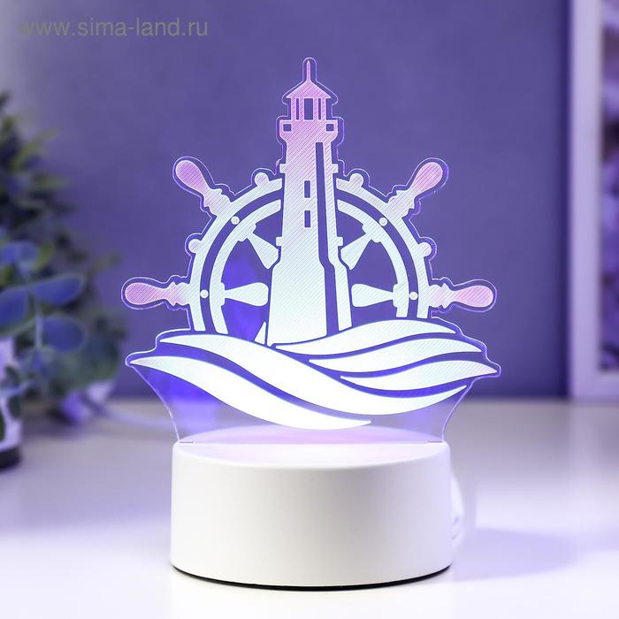 фото Светильник море led rgb от сети 9,5х13х17 см risalux