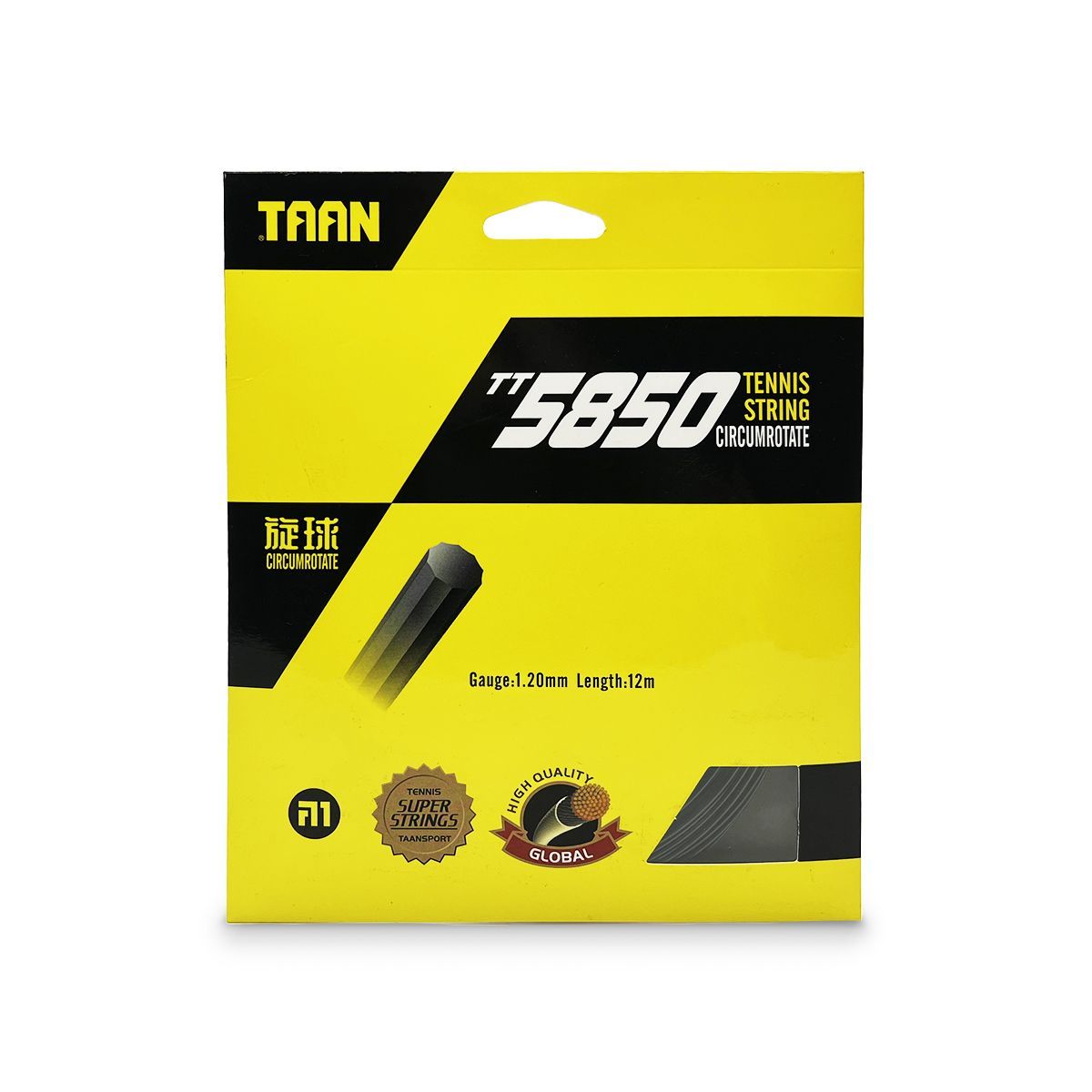 Струна для тенниса Taan TT 5850 (12м.) (Black)