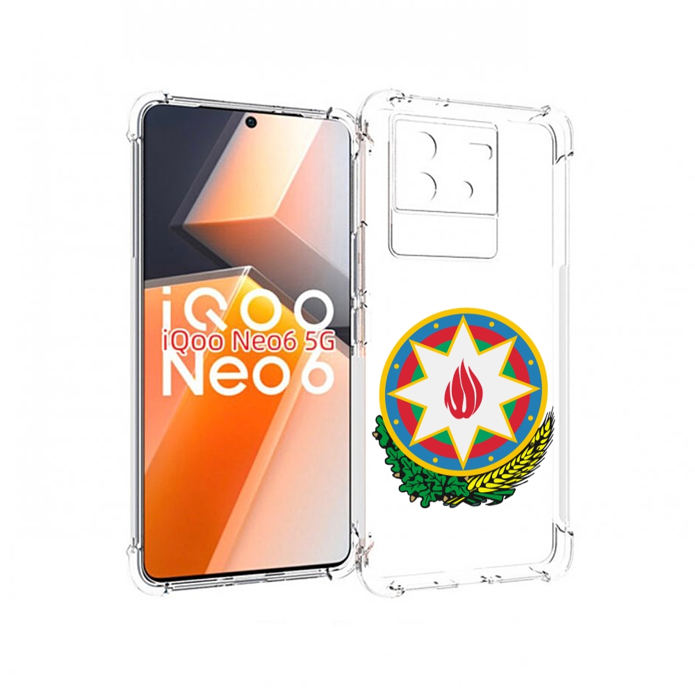 

Чехол MyPads герб-азербаиджан-2 для Vivo iQoo Neo 6 5G, Прозрачный, Tocco