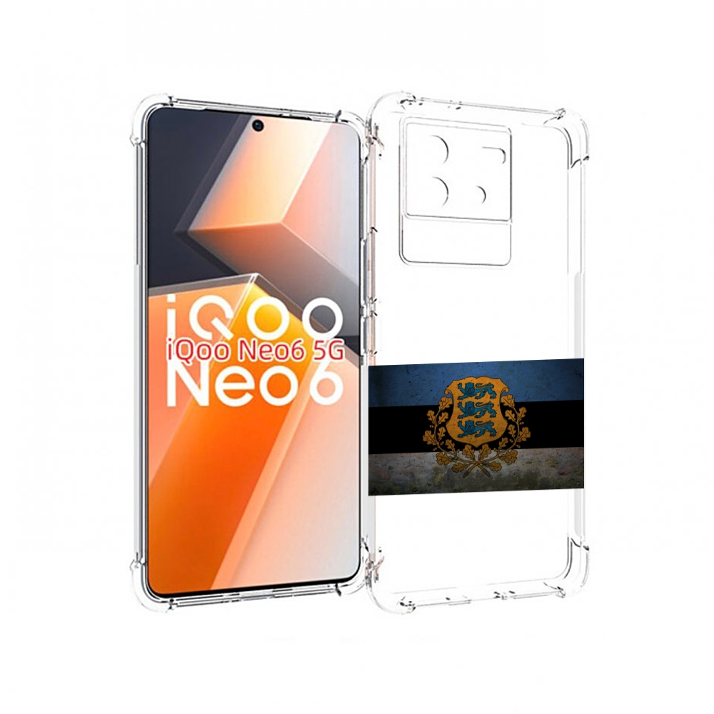 

Чехол MyPads герб флаг эстонии-1 для Vivo iQoo Neo 6 5G, Прозрачный, Tocco