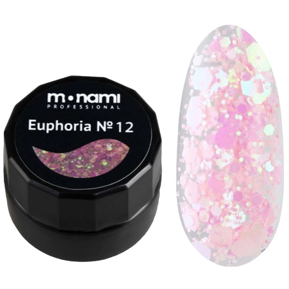 

Гель-лак Monami Professional Euphoria №12, Розовый, Euphoria (Monami Professional)