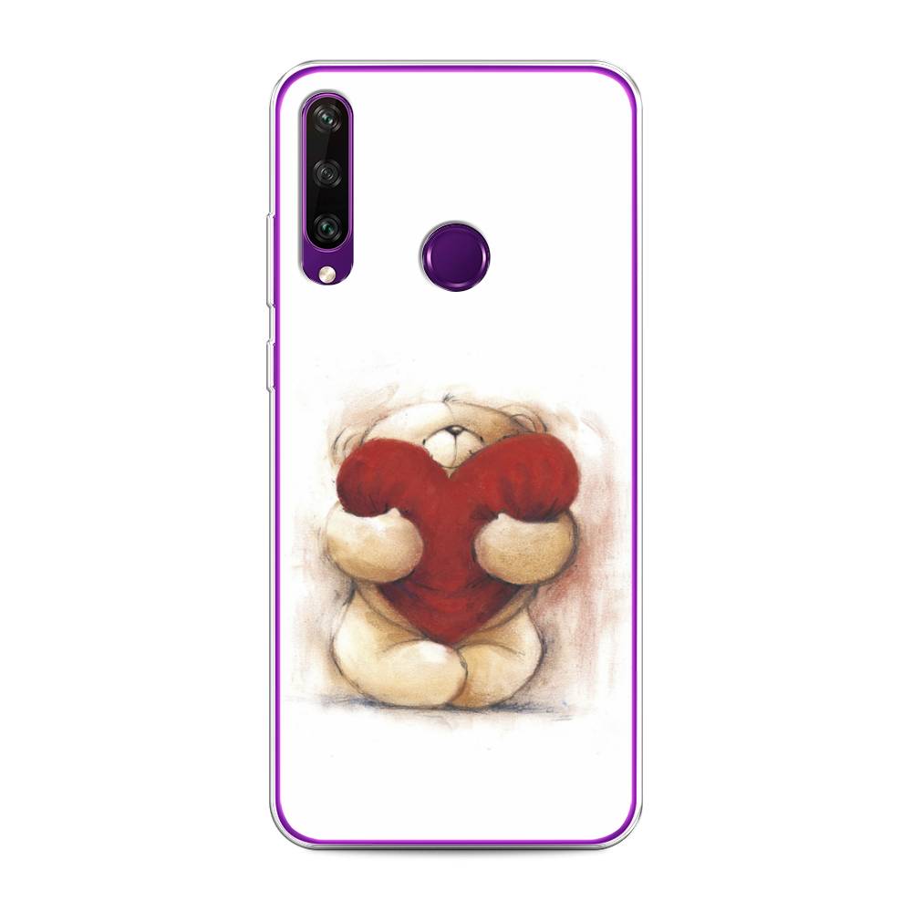 

Чехол Awog на Huawei Y6p "Мишка с сердцем 1", Белый;красный;бежевый, 6103250-6