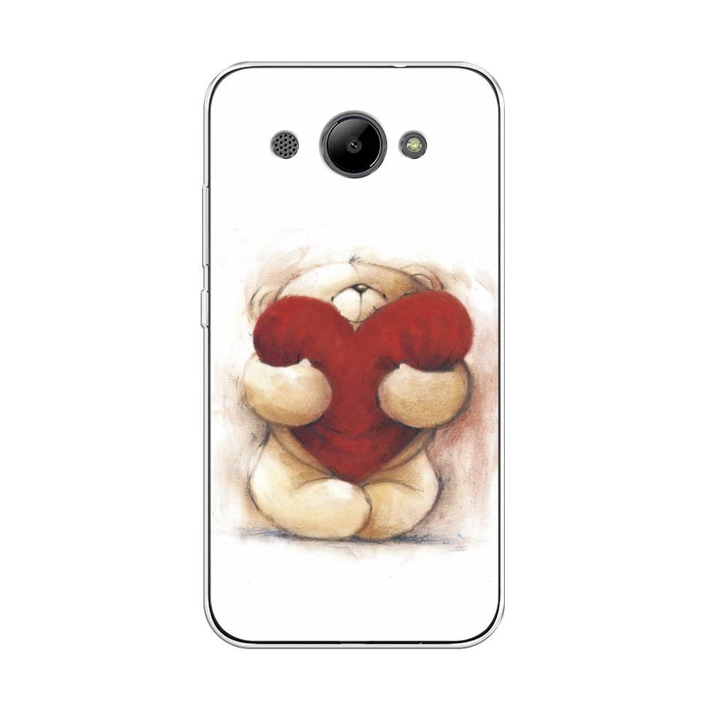 

Чехол Awog "Мишка с сердцем 1" для Huawei Y3 2018, 65850-6