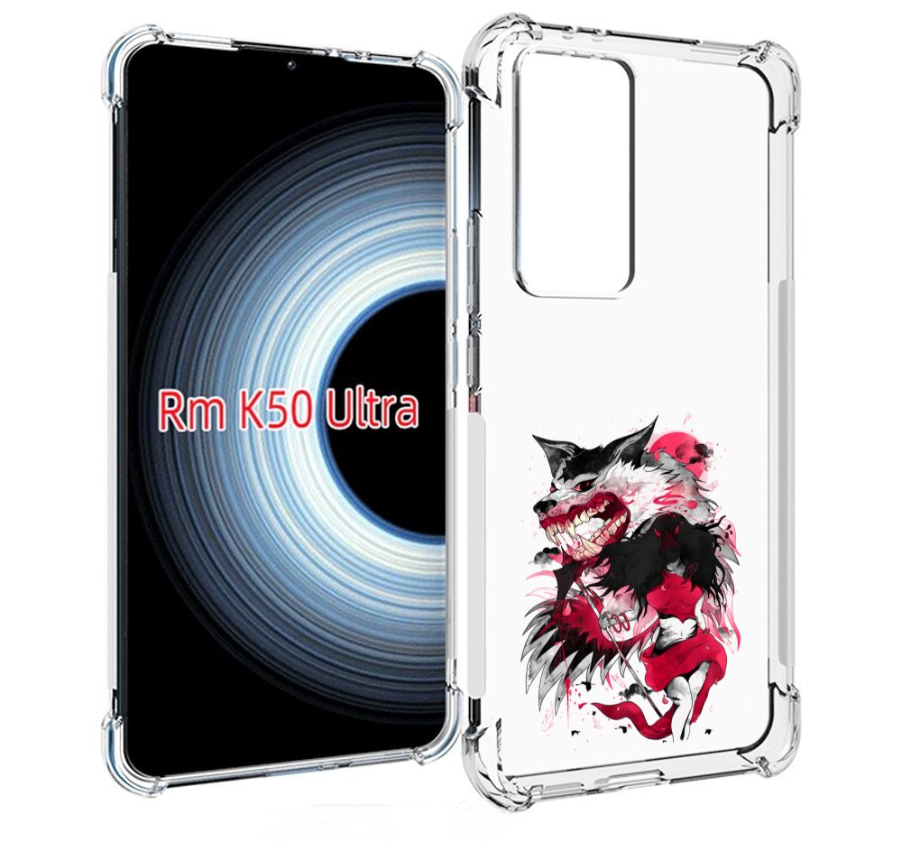 

Чехол MyPads красная шапочка для Xiaomi 12T / Redmi K50 Ultra, Прозрачный, Tocco