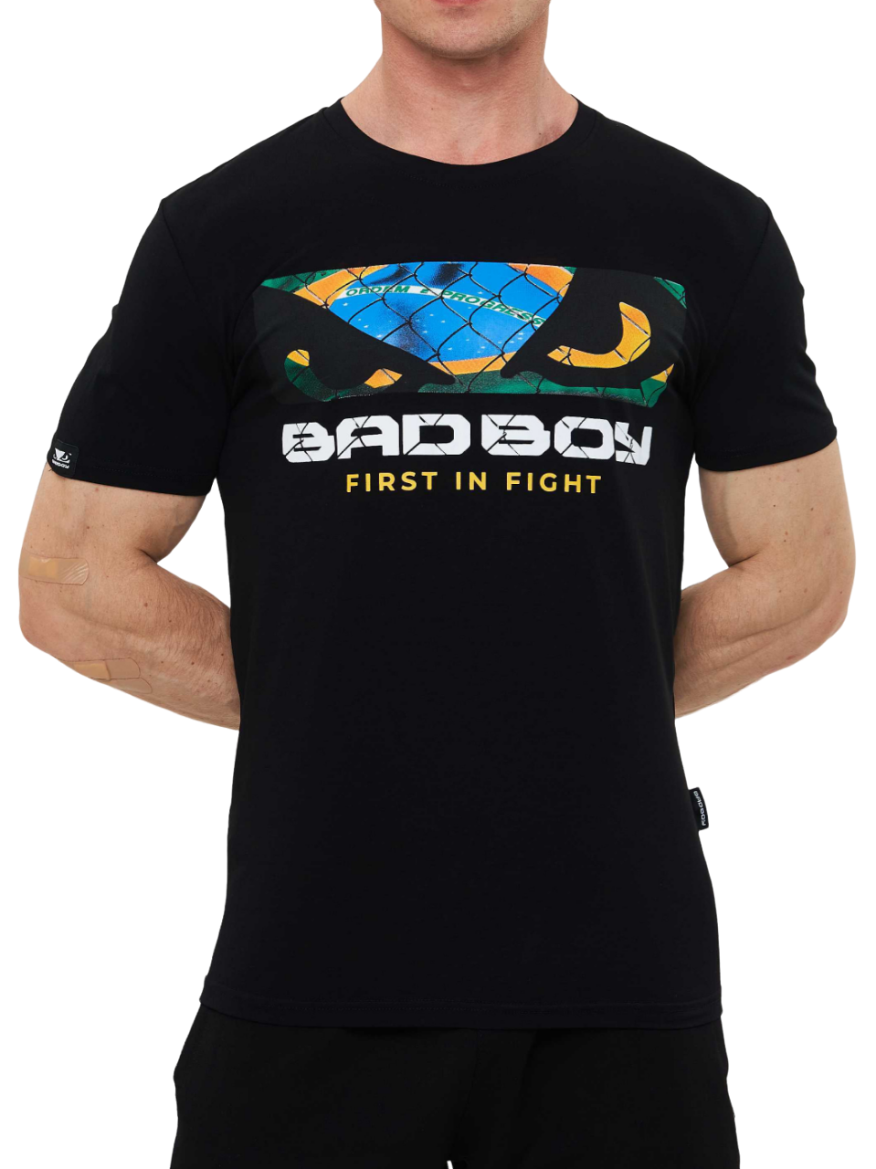 

Футболка Bad Boy Men's RIO T-shirt черная XL, Черный, 1417