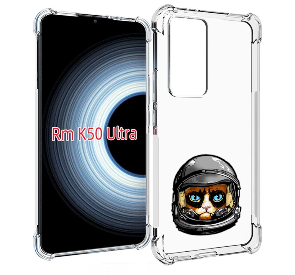 

Чехол MyPads кот космонавт для Xiaomi 12T / Redmi K50 Ultra, Прозрачный, Tocco