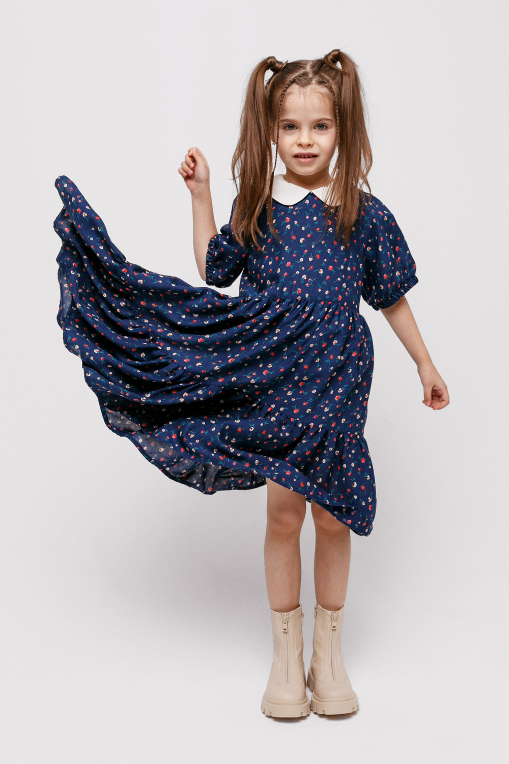 

Платье детское Prime Baby PPP01804FLW11, синий, 104, PPP01804FLW11