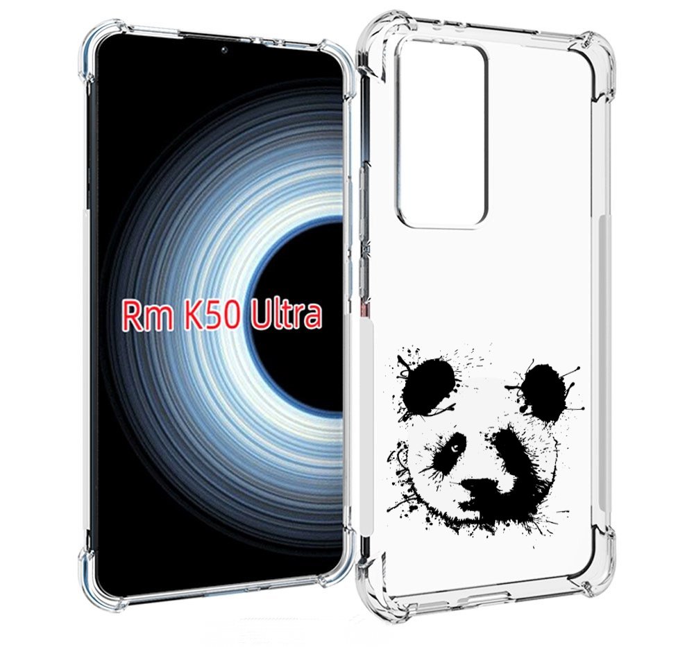 

Чехол MyPads клякса-панда для Xiaomi 12T / Redmi K50 Ultra, Прозрачный, Tocco