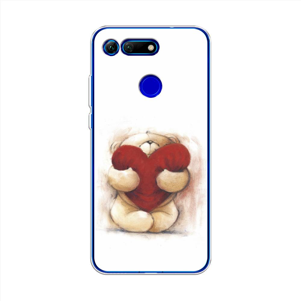 фото Чехол awog "мишка с сердцем 1" для huawei honor v20 (view 20)