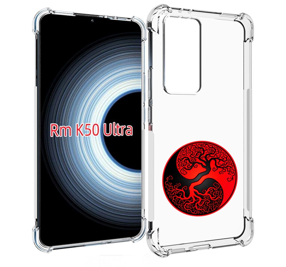

Чехол MyPads инь янь дерево для Xiaomi 12T / Redmi K50 Ultra, Прозрачный, Tocco