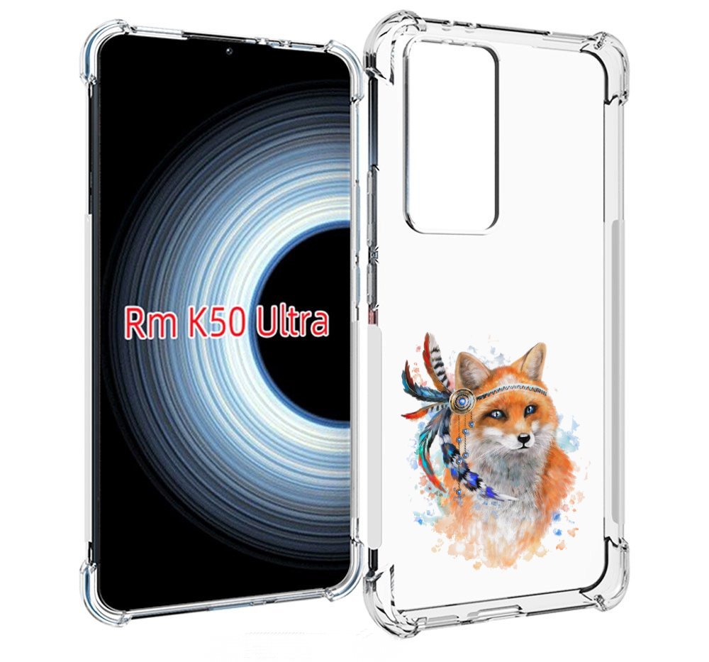 

Чехол MyPads инду лиса для Xiaomi 12T / Redmi K50 Ultra, Прозрачный, Tocco