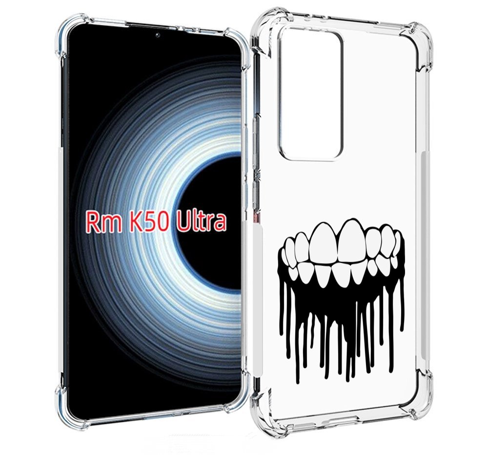 

Чехол MyPads зубы для Xiaomi 12T / Redmi K50 Ultra, Прозрачный, Tocco