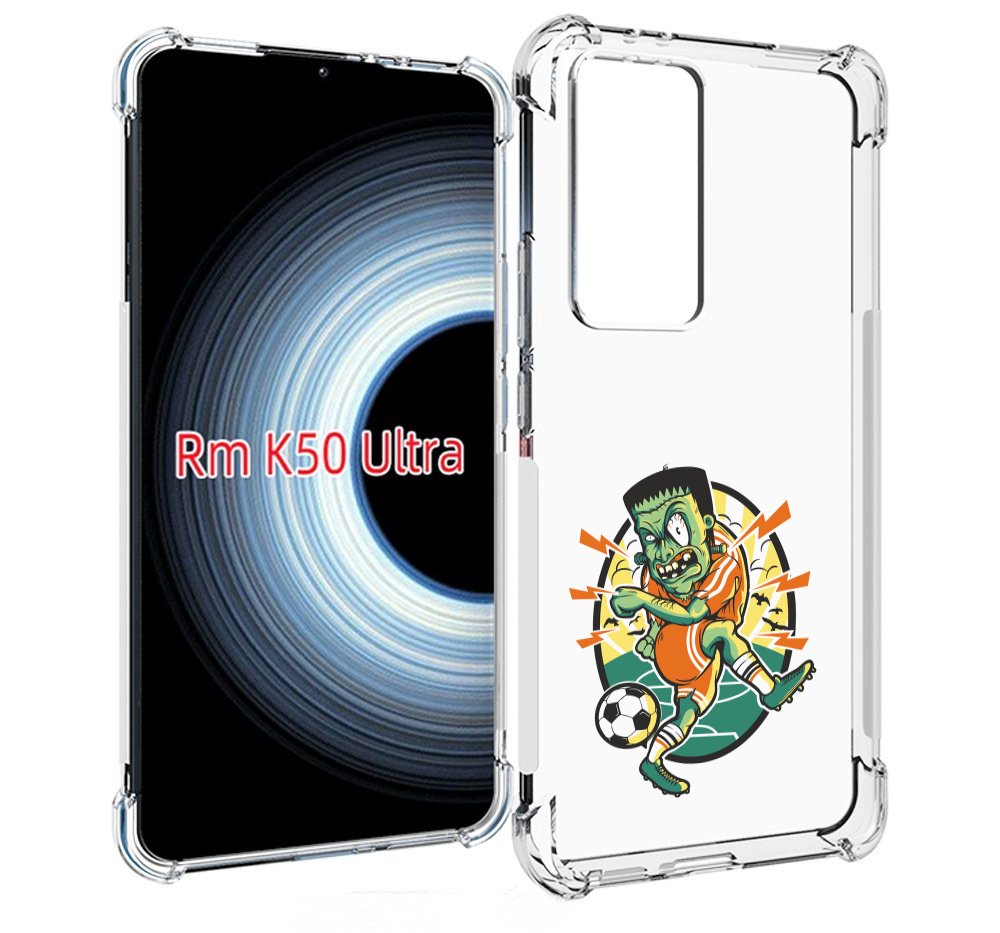 

Чехол MyPads зомби футболист для Xiaomi 12T / Redmi K50 Ultra, Прозрачный, Tocco