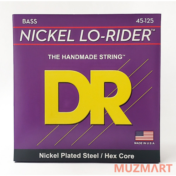 

DR NMH5-45 NICKEL LO-RIDER Струны для 5-струнной бас-гитары