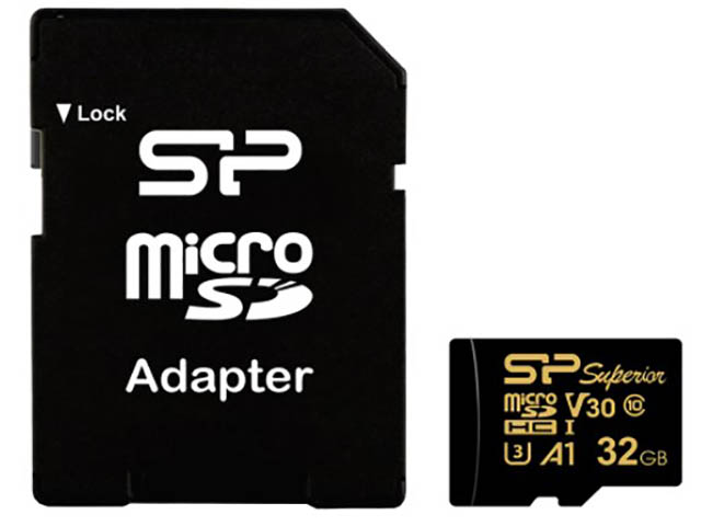фото Карта памяти 32gb - silicon power superior golden a1 sp032gbsthdv3v1gsp