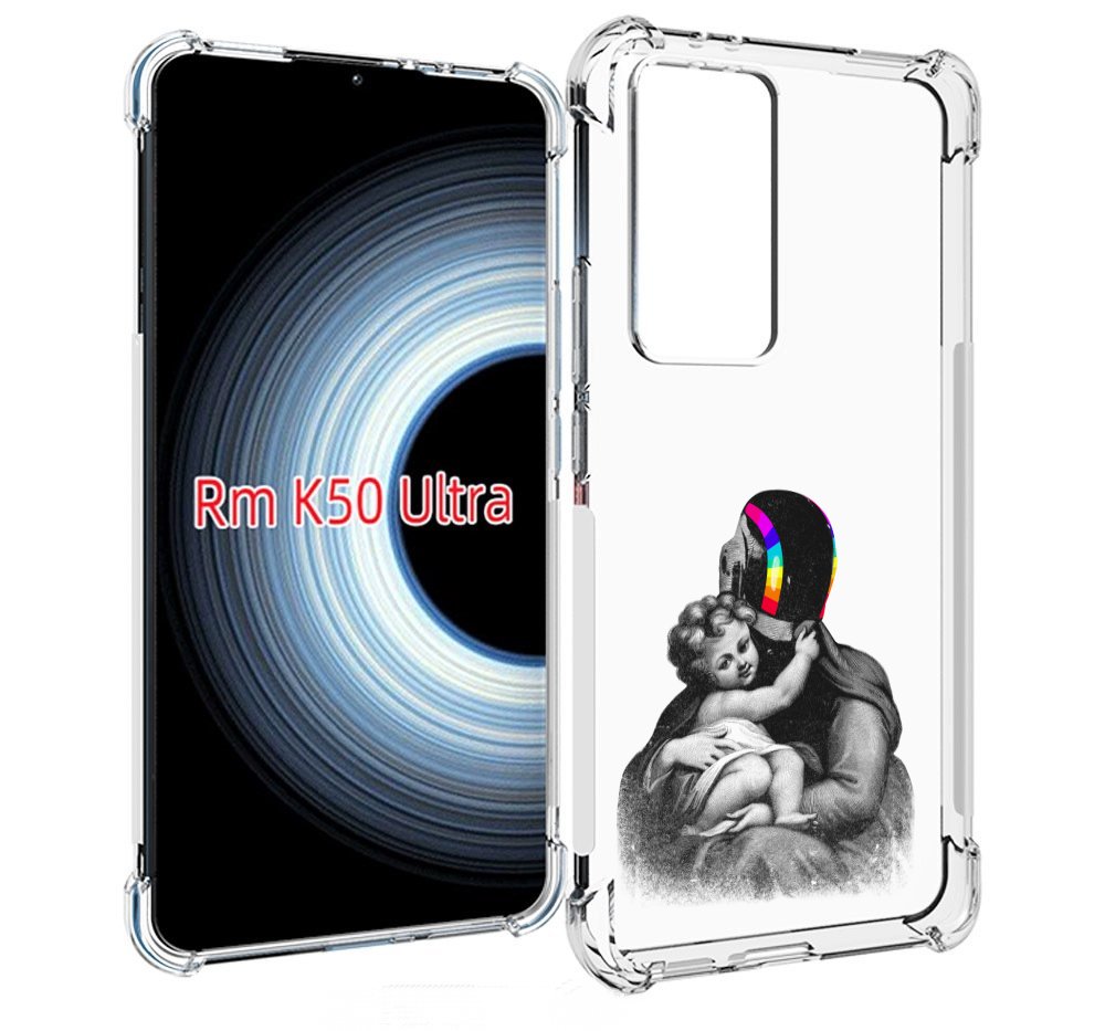 

Чехол MyPads защитник в шлеме для Xiaomi 12T / Redmi K50 Ultra, Прозрачный, Tocco