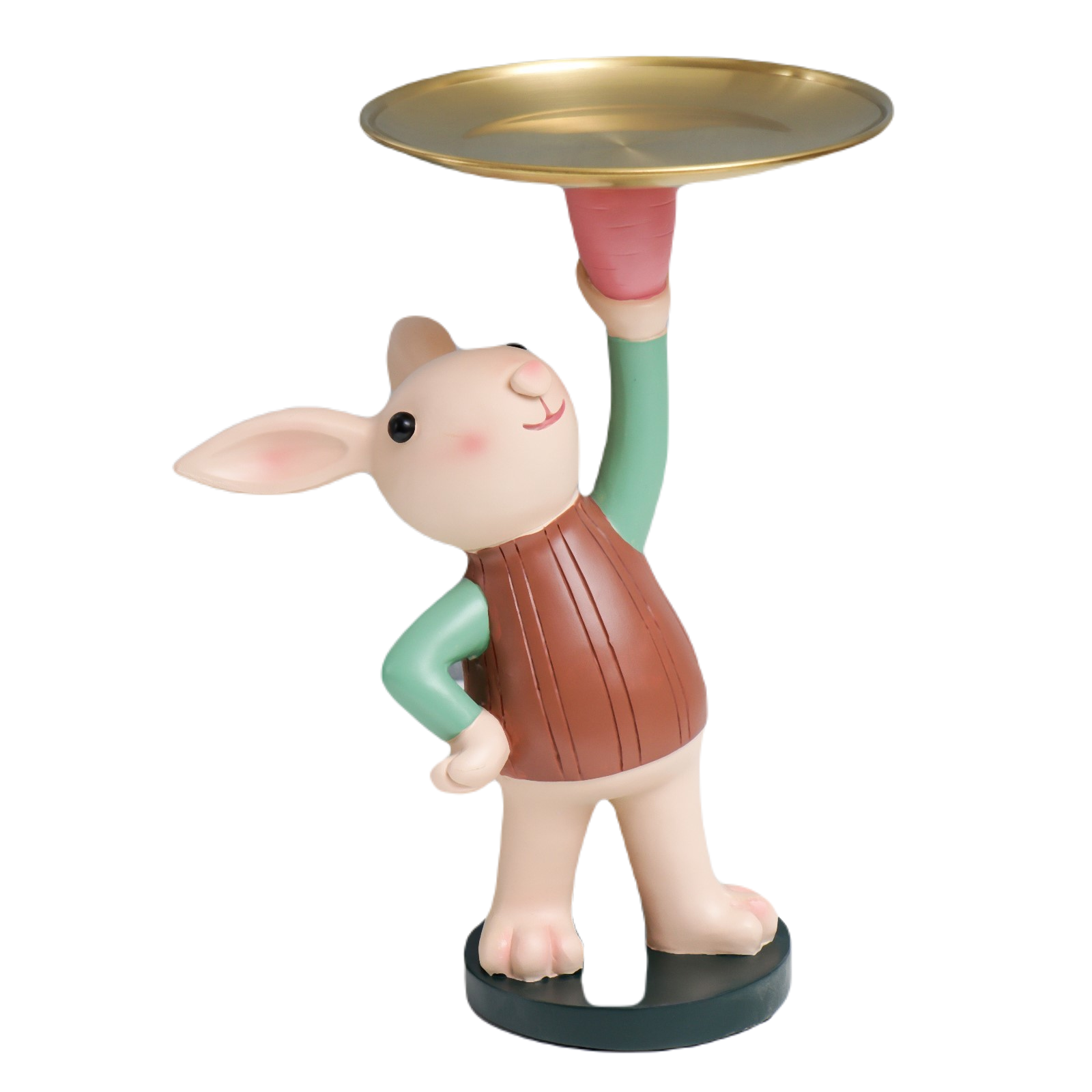 

Сувенир полистоун подставка Зайчик в свитере 29х23,5 см