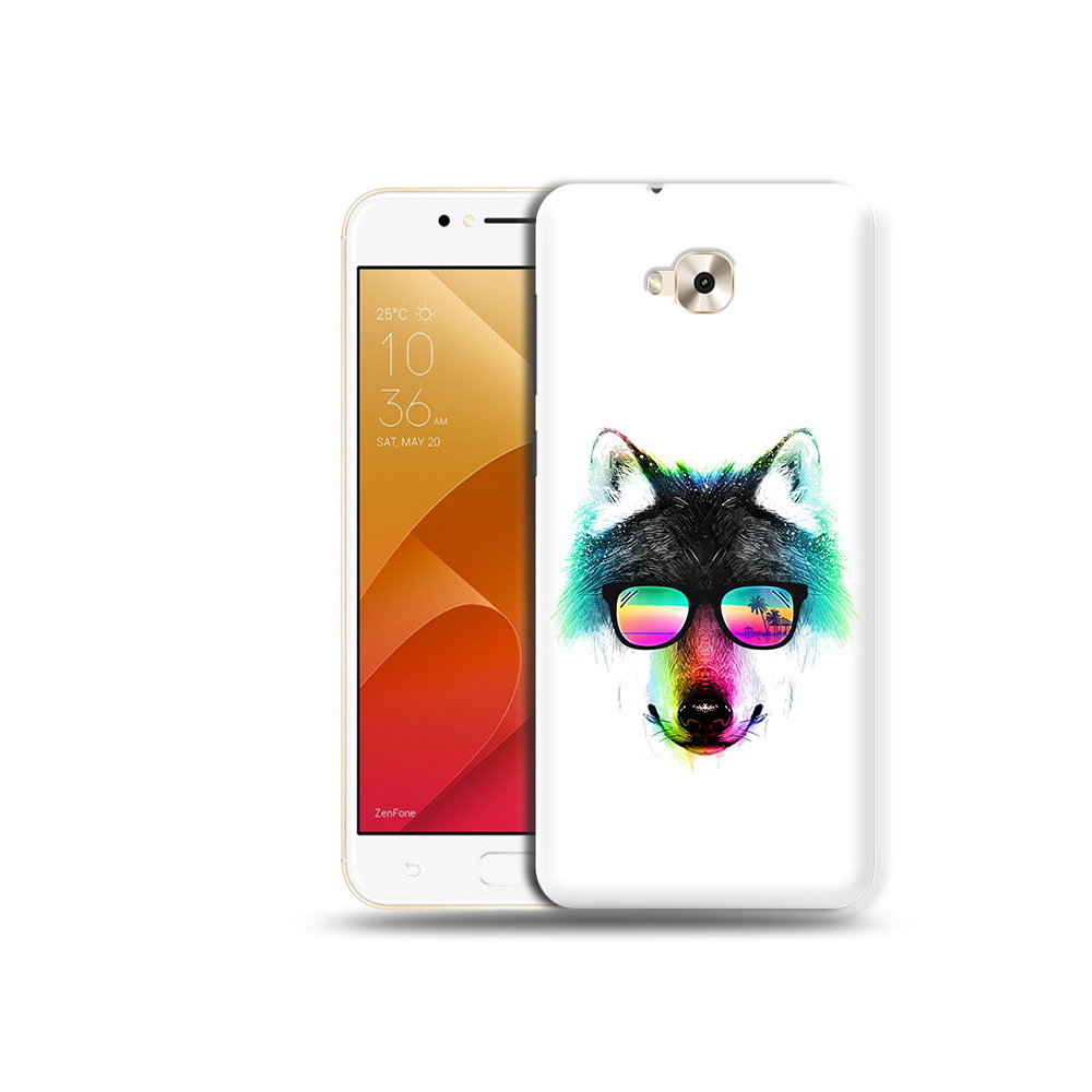 

Чехол MyPads Tocco для Asus ZenFone Live (ZB501KL) радужный волк (PT109094.653.567), Tocco