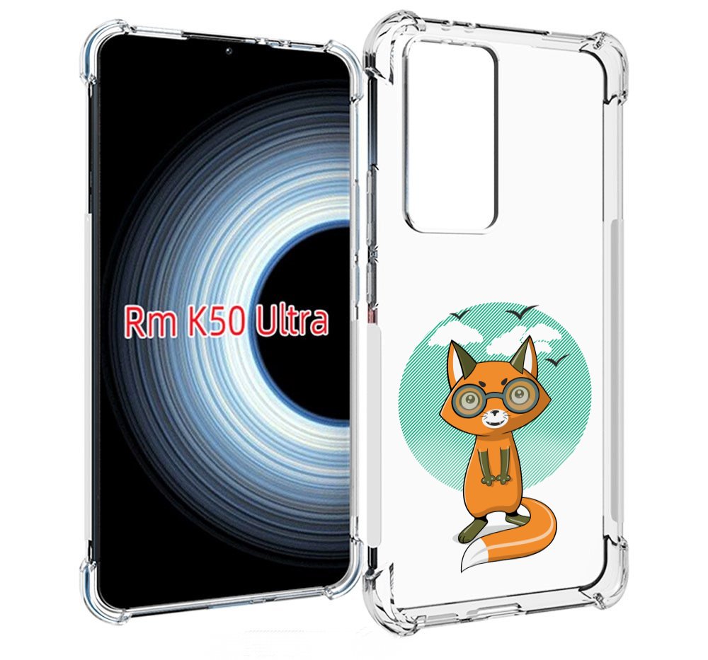 

Чехол MyPads задумчивая лиса для Xiaomi 12T / Redmi K50 Ultra, Прозрачный, Tocco
